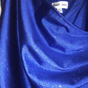 Emerald Sunday slim royal blue XXL formal dress tags on